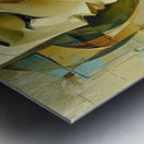 woman on face Metal print