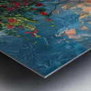 old blue door Metal print