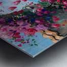 Italy flowered street Metal print