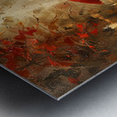 couple in the rain Metal print