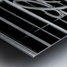 Cadillac Silver Sign 1955 Metal print