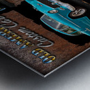 OLD AMERICAN  CUSTOM CAR Metal print