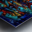 HUMANS BLUE Metal print