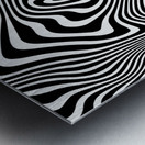 ZEBRE LINES Metal print