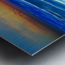 Sunset at 7pm Metal print