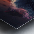 orange sunset Metal print