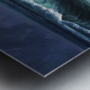 surf the wave Metal print