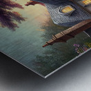 House in the forest Metal print