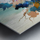 abstract of petals Metal print