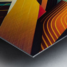 lines colors art Metal print