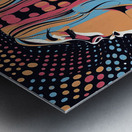 disco music Metal print