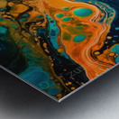 mix of colors art Metal print