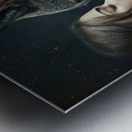 the little hood wolf Metal print