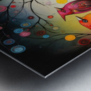 Bird Maze Art Metal print