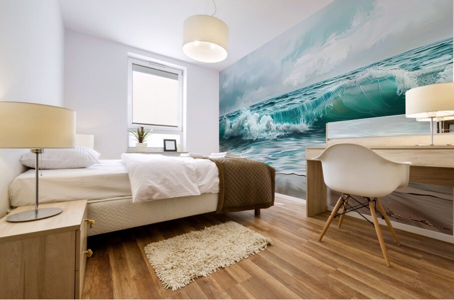 memory of the sea Mural print