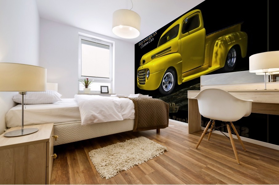 FORD OLD F Series TRUCK 1948 Mural print