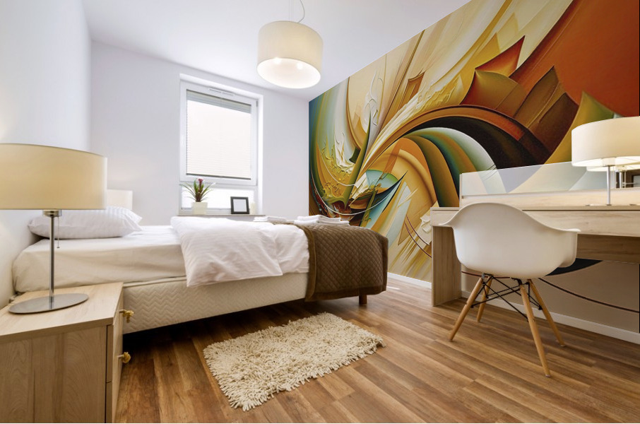 shaped colors Mural print