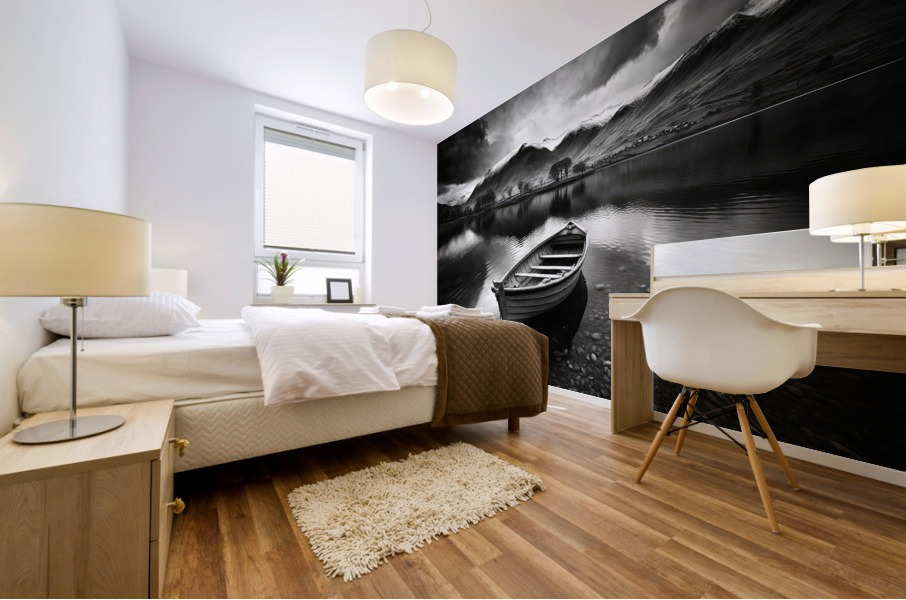 tranquility in the valley Mural print