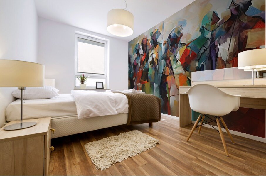 Encondito B Mural print