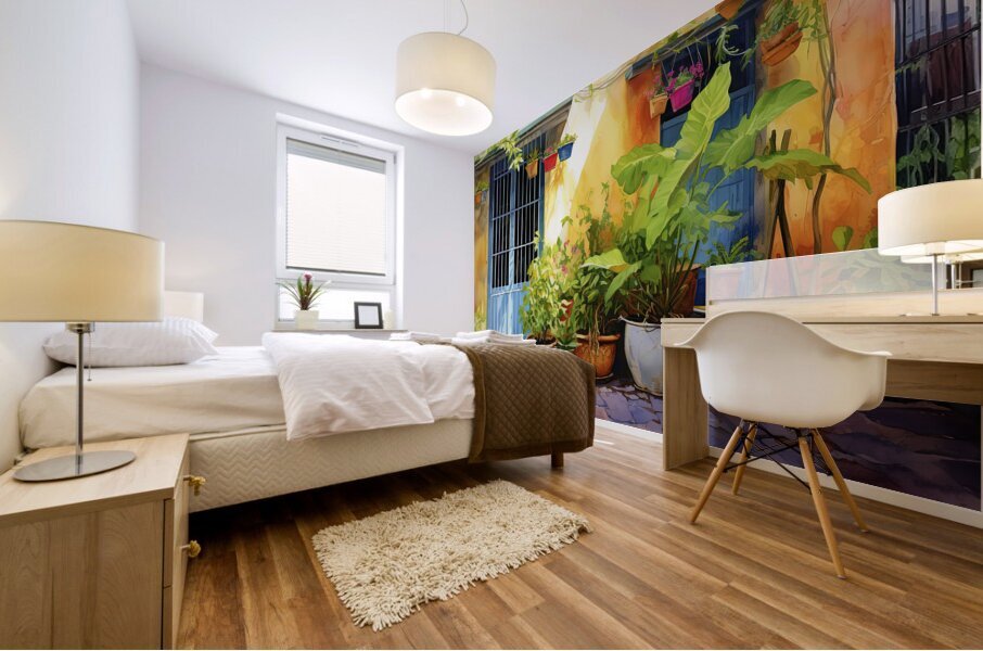 TADICINAL ISLAND STREET Mural print