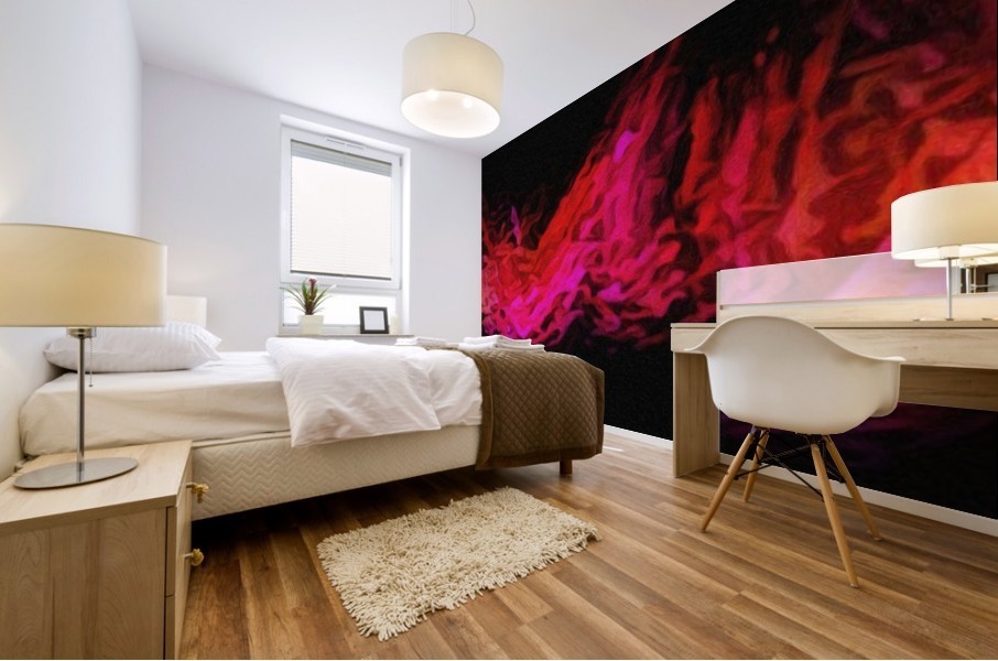 WAVE OF COLOR Mural print