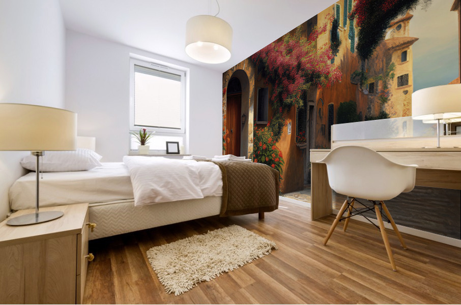 street in italy Mural print