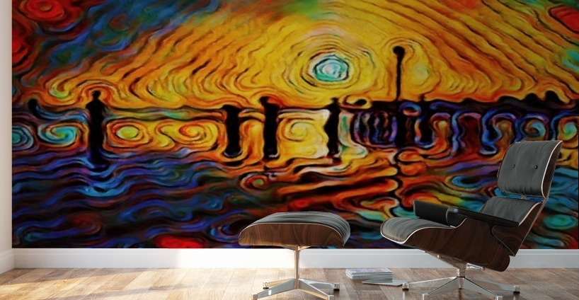 Colorful Sunrise Wall Murals