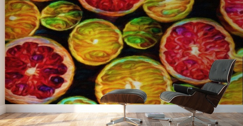 FRUITS COLORS Wall Murals