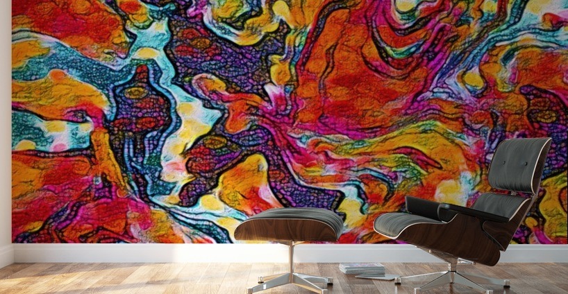 Labyrinth Color Wall Murals