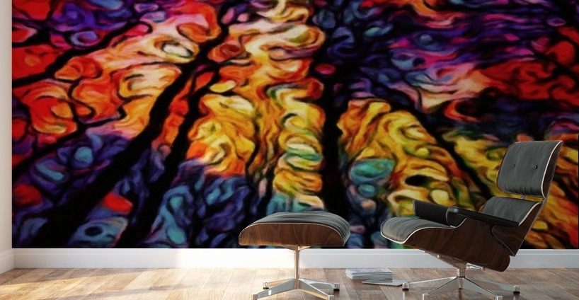Tree of Colors Wall Murals