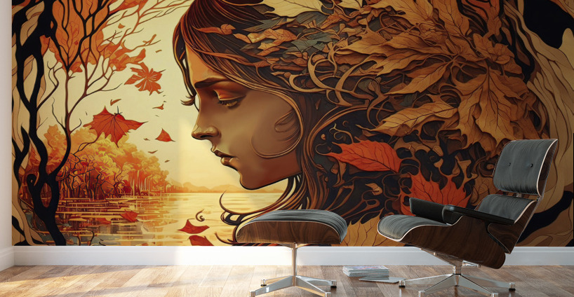 colorful autumn Wall Murals