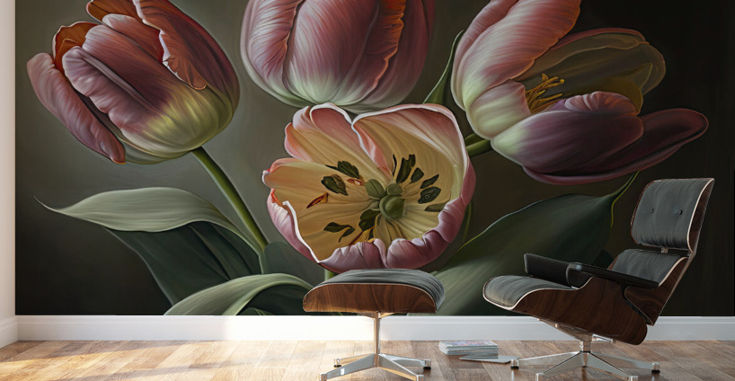 tulips flowers II Wall Murals