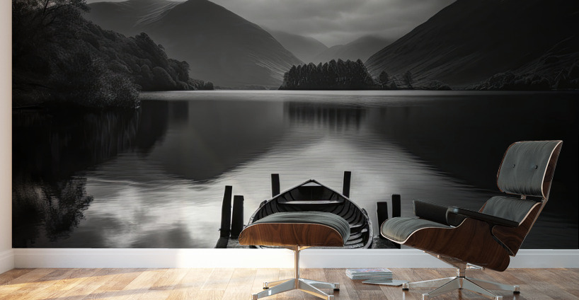 illuminated morning Wall Murals