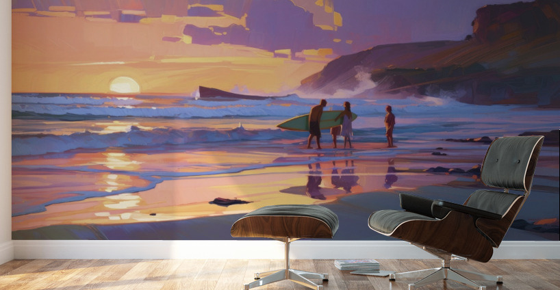tropical beach concept II Wall Murals