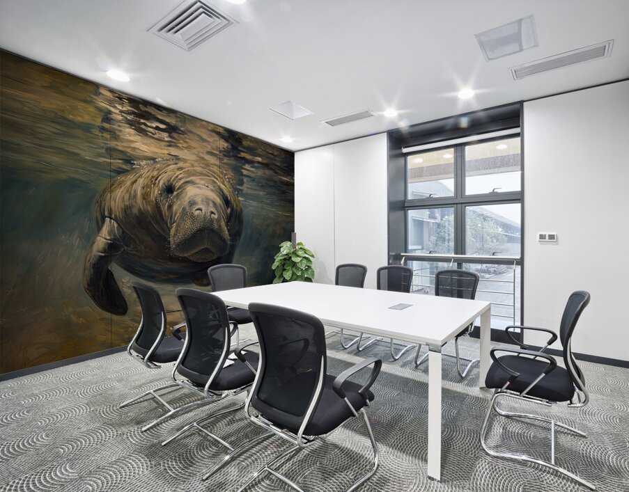 sea ​​cow Wall Printing