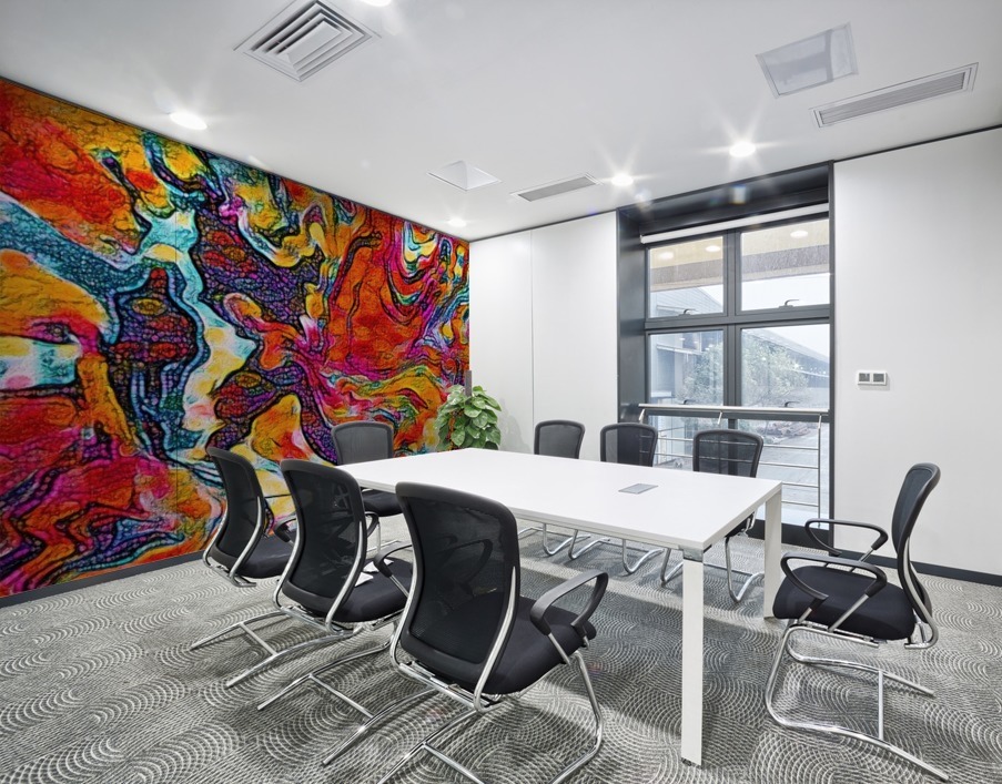 Labyrinth Color Wall Printing