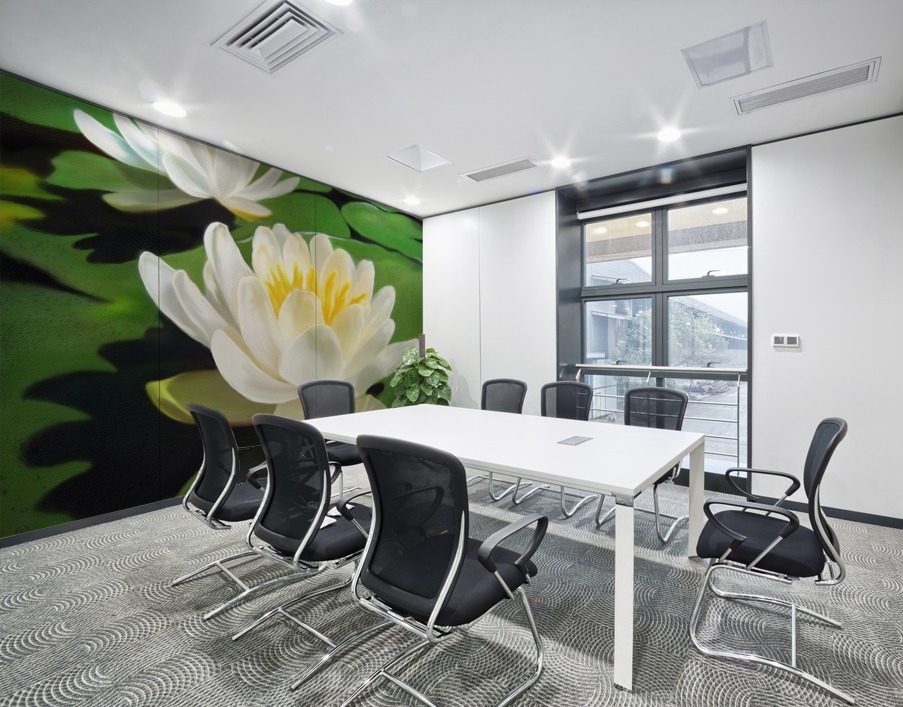 Water Lily Painting Wall Printing