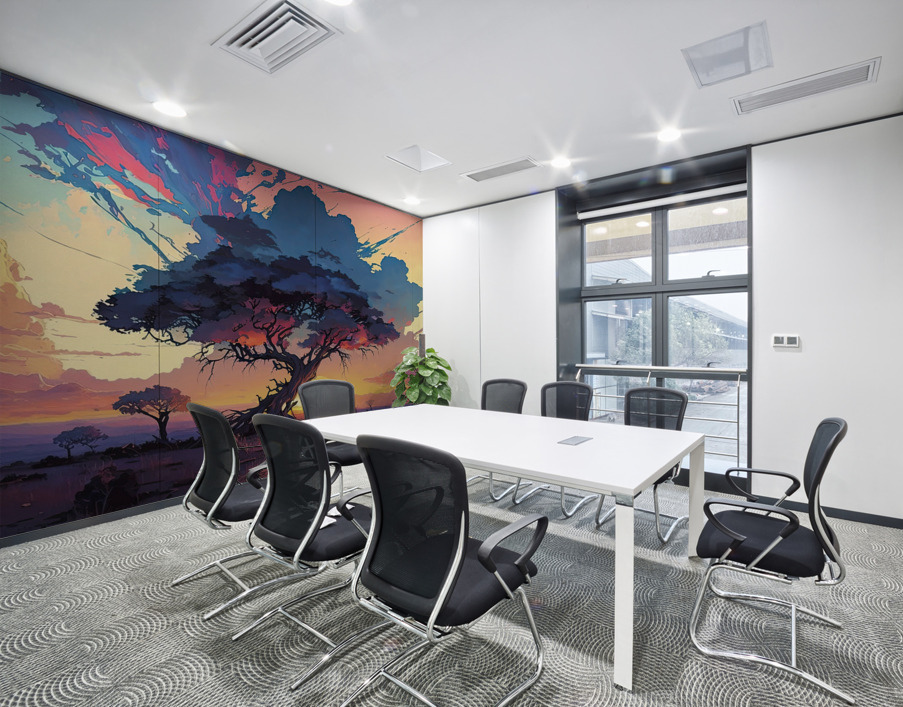 waiting for the uncertain future Wall Printing