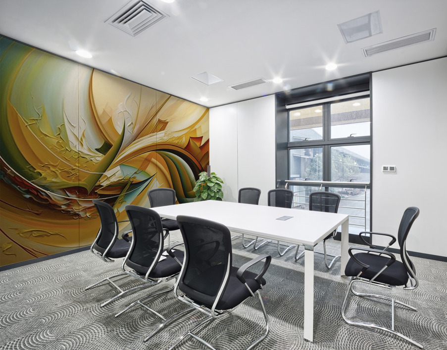 shaped colors Wall Printing