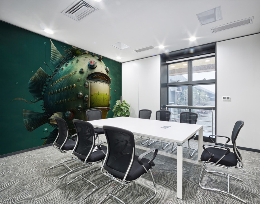 fisherman new technology Wall Printing