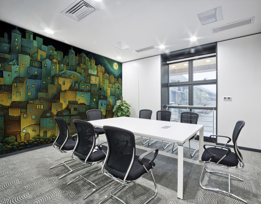 night in the neighborhood Wall Printing