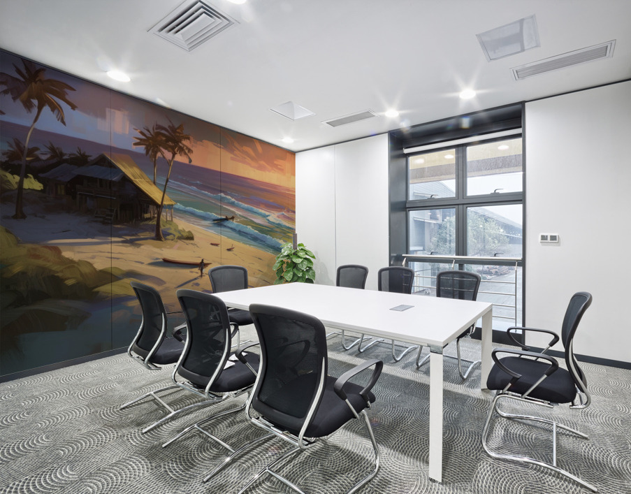 tropical beach house concept Wall Printing