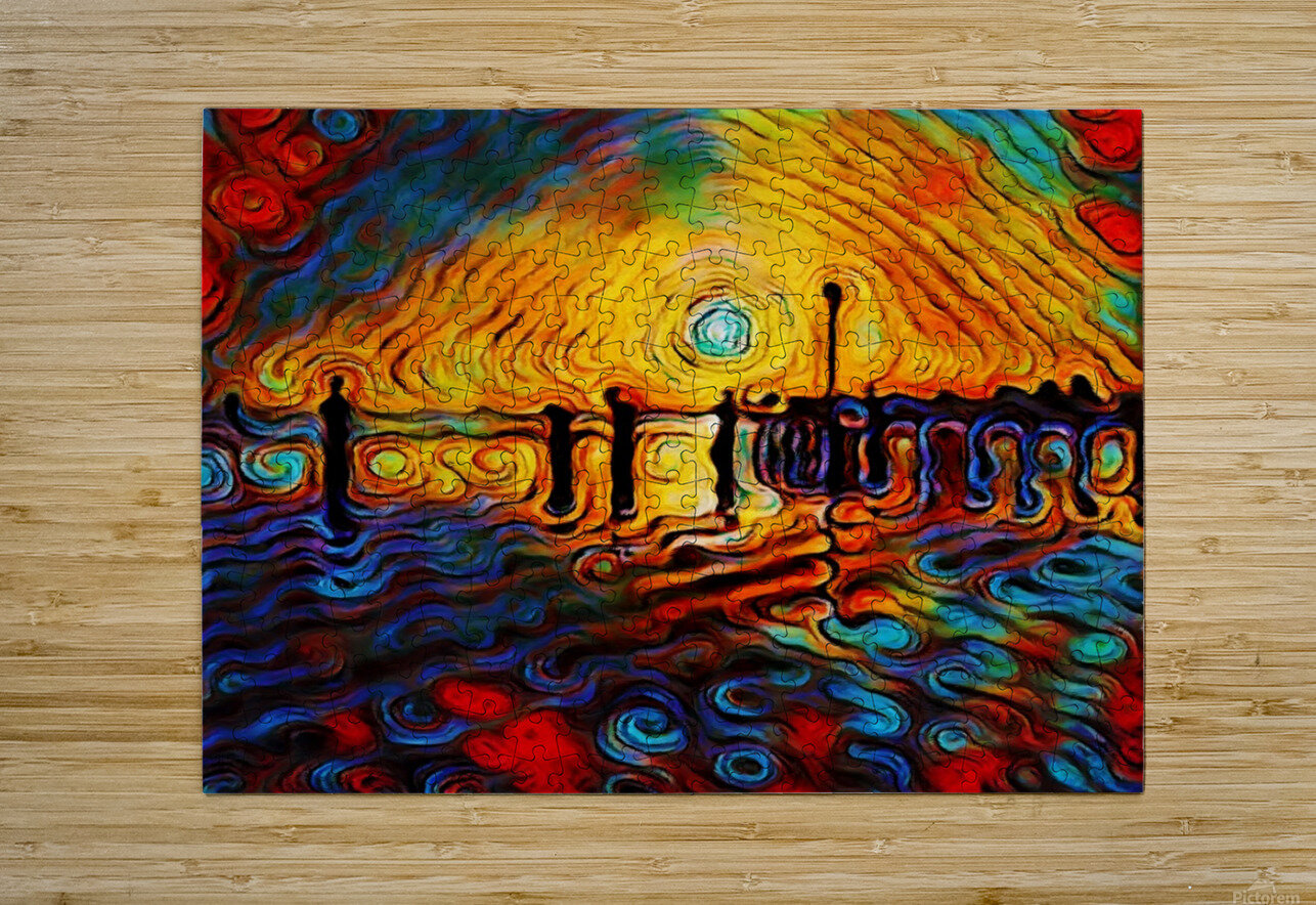 Colorful Sunrise George Bloise Puzzle printing