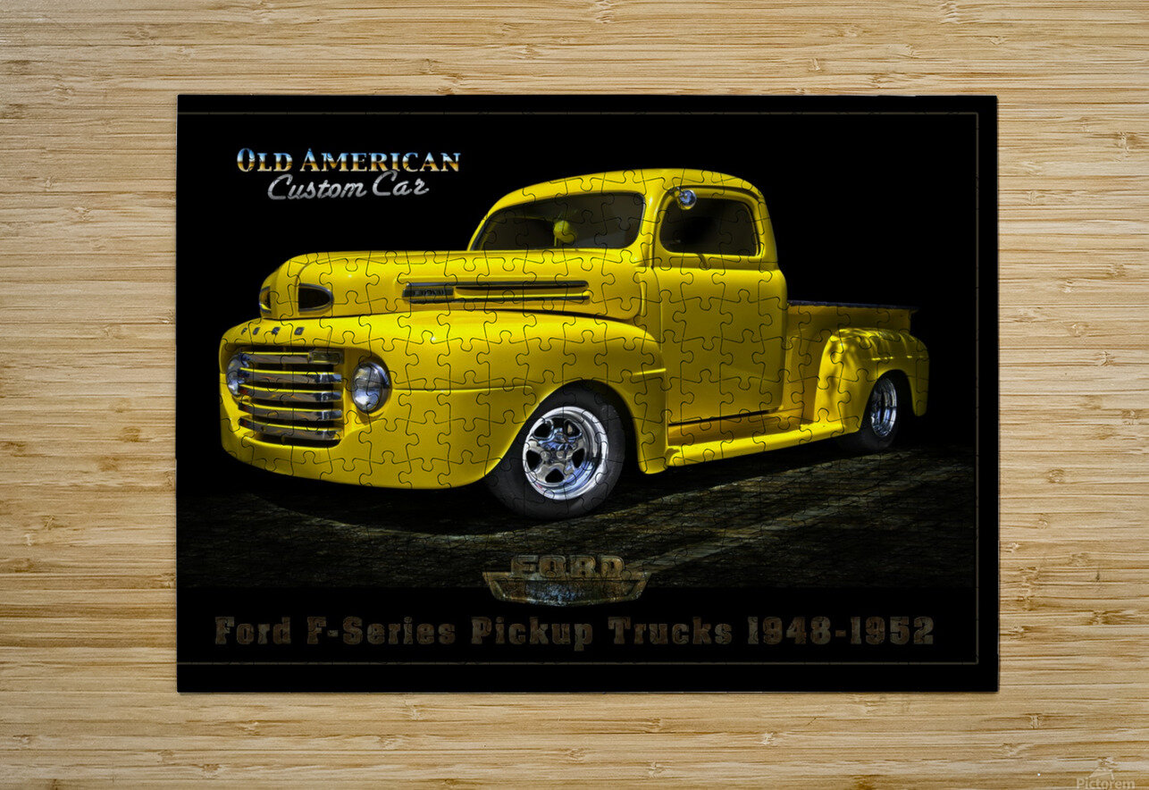 FORD OLD F Series TRUCK 1948 George Bloise Puzzle printing