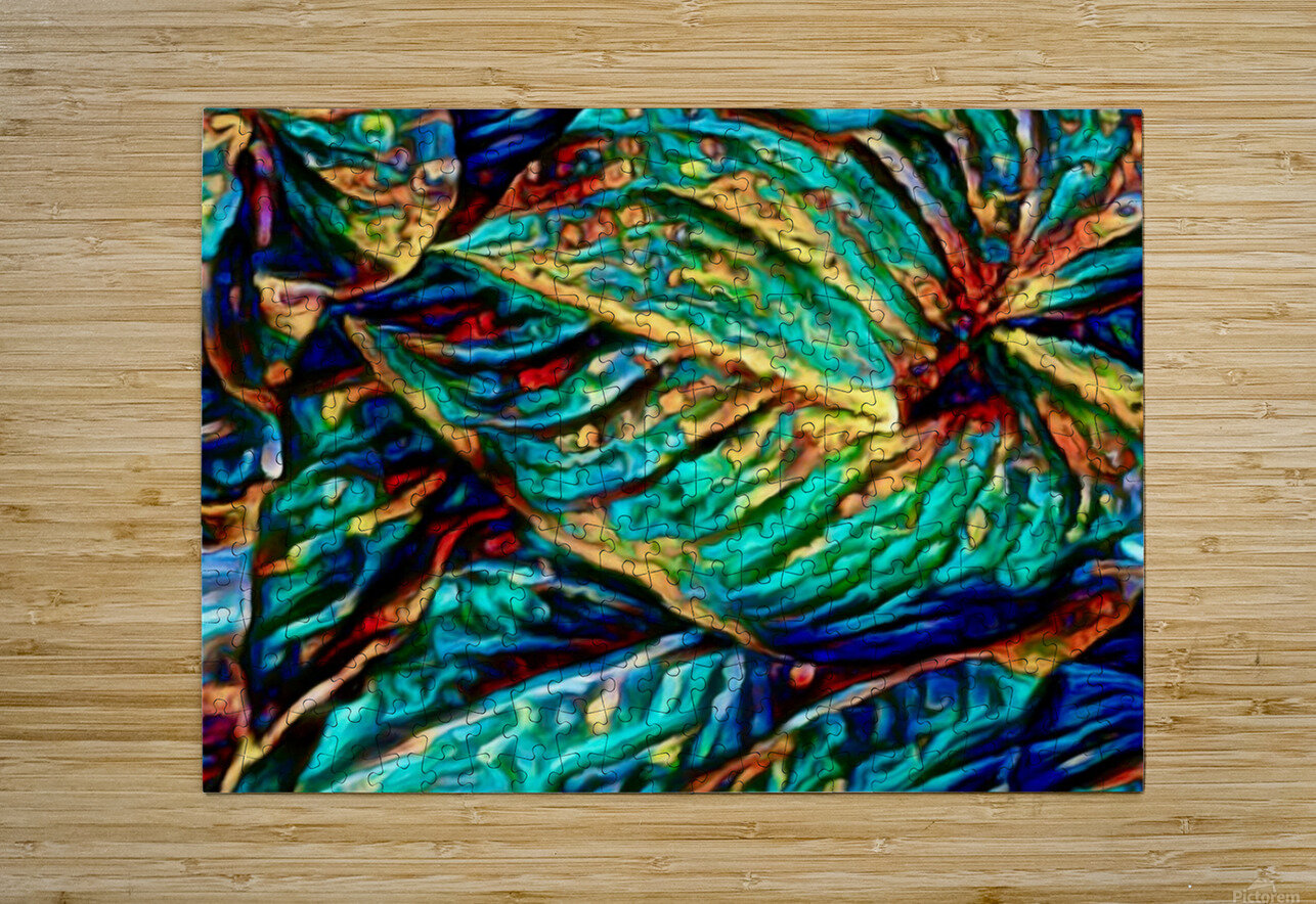 Colorful Leaves George Bloise Puzzle printing