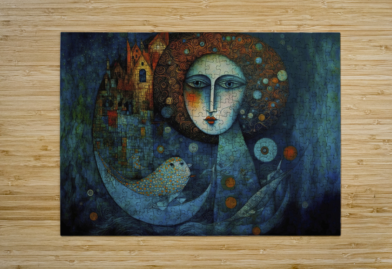 moon dream of tales George Bloise Puzzle printing