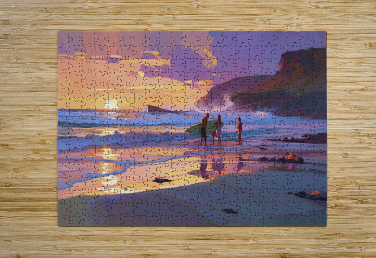 tropical beach concept II George Bloise Puzzle printing
