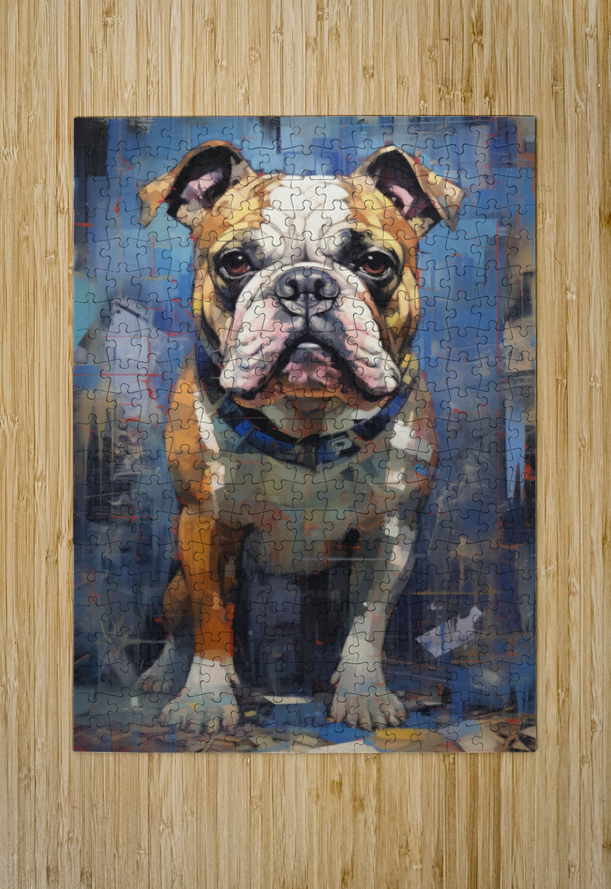 english bulldog George Bloise Puzzle printing