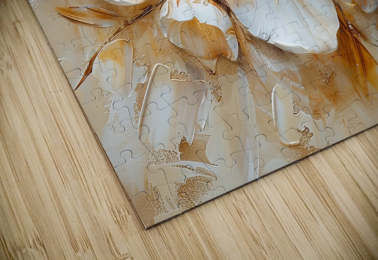 White flowers B George Bloise Puzzle