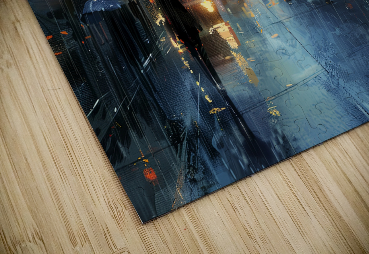 rainy day in the big city George Bloise Puzzle